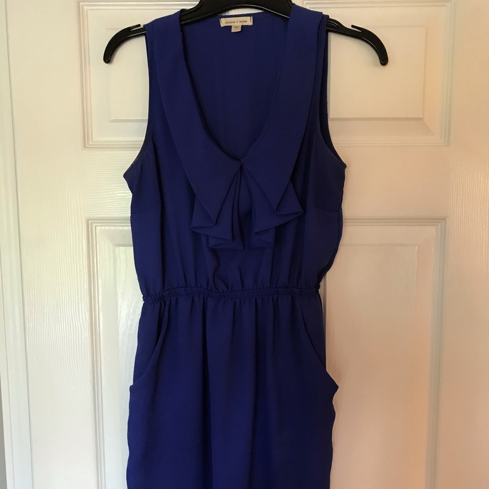 Blue mini dress w/ pockets!💞